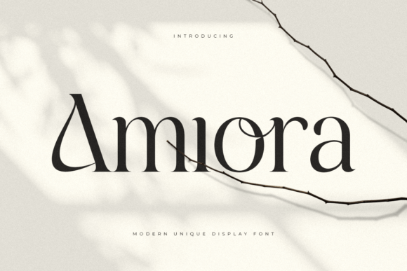 Amiora: The Elegant Serif Font for Refined Design Projects