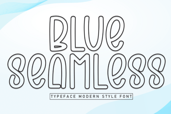Blue Seamless: A Warm Handwritten Font for Modern Design