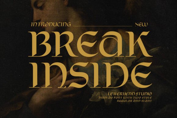 Break Inside: A Modern Serif Font for Minimalist Design