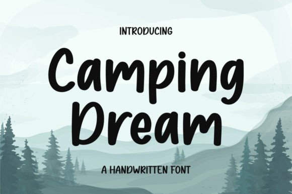 Camping Dream: A Handwritten Font for Authentic Design