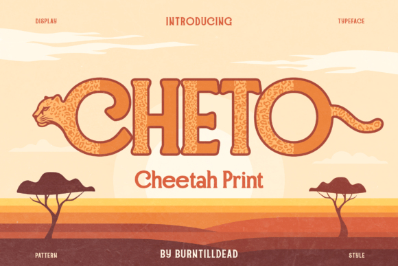 Cheto: Let's Roar with a Font That Brings the Wild to Life