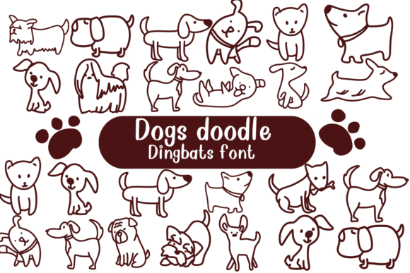 Dogs Doodle: A Playful Typography Solution
