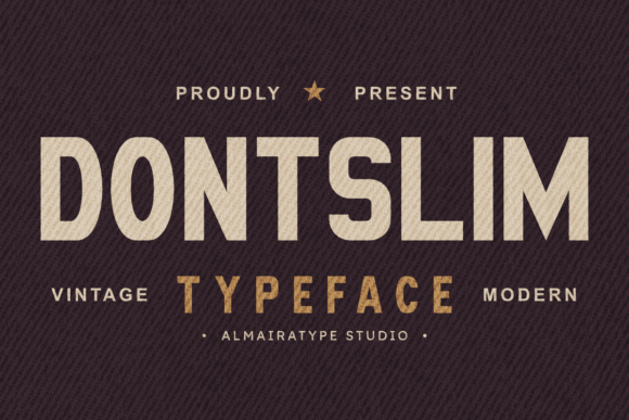 Dontslim: A Practical Look at Vintage Sans Serif Typography for Modern Design