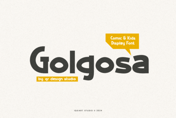 Golgosa: A Playful Font for Creative Designs