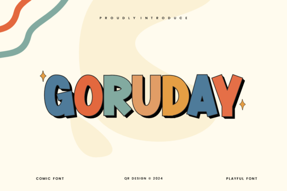 Goruday: A Bold Display Font for Modern Brand Identity