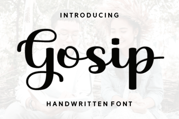 Gosip: Elevating Your Brand with Scratchones Calligraphy Font
