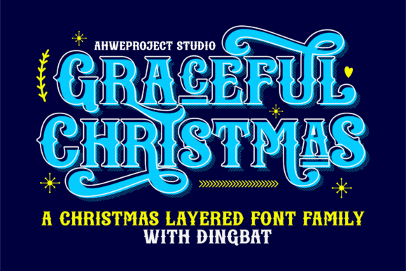 Graceful Christmas: A Layered Typography Experience