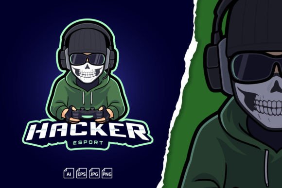 Hacker Gaming Esport Logo Template: A Versatile Identity for Your Digital Presence