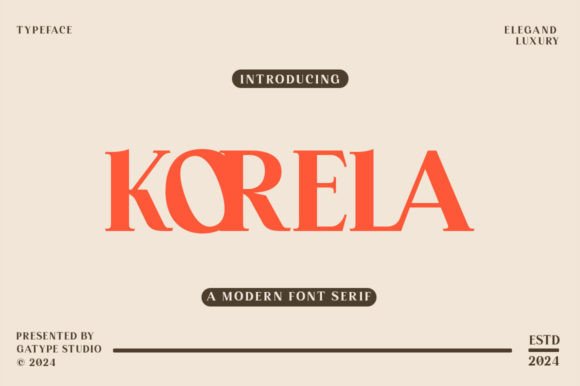 Korela: Defining Modern Minimalism in Digital Typography