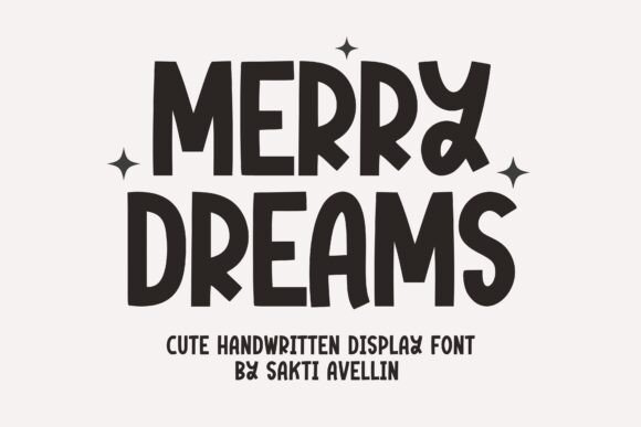 Merry Dreams: Crafting Holiday Magic with Handcrafted Typography