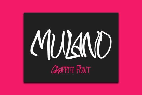 Mulano: The Bold Graffiti Font for Urban Design