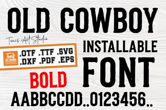 Old Cowboy Bold: The Ultimate Western Typeface