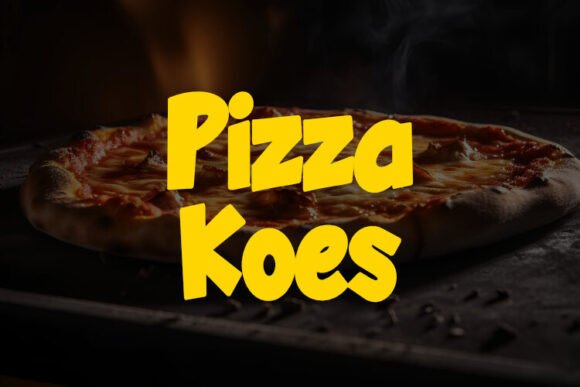 Pizza Koes: A Playful Typeface for Modern Design