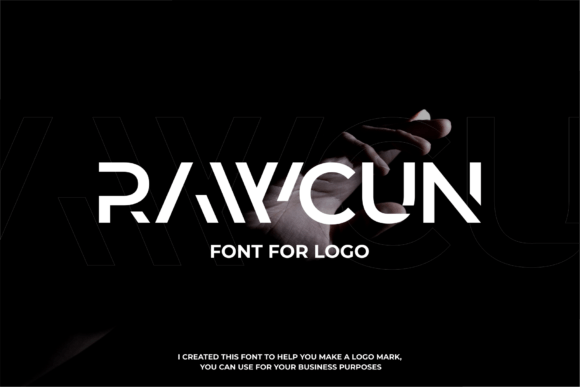 Rawcun: A Minimalist Font for Modern Branding