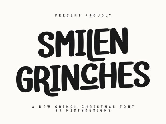 Smilen Grinches: A Festive Display Font