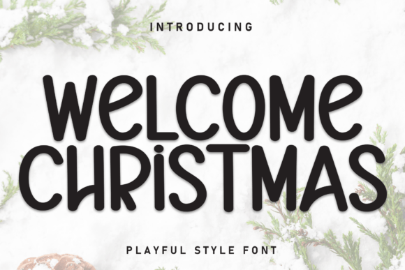 Welcome Christmas: A Handwritten Holiday Font
