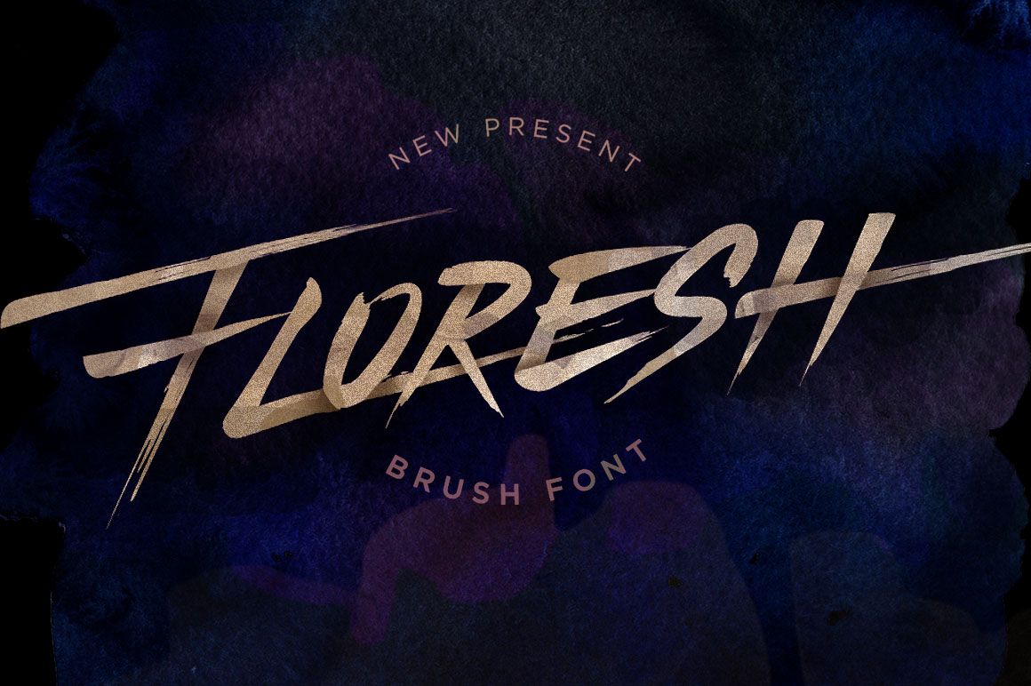 Why Floresh Is the Hand-Brushed Typeface Your Designs Have Been Missing