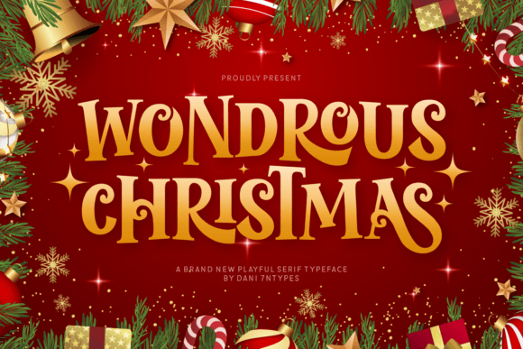 Wondrous Christmas Font Guide